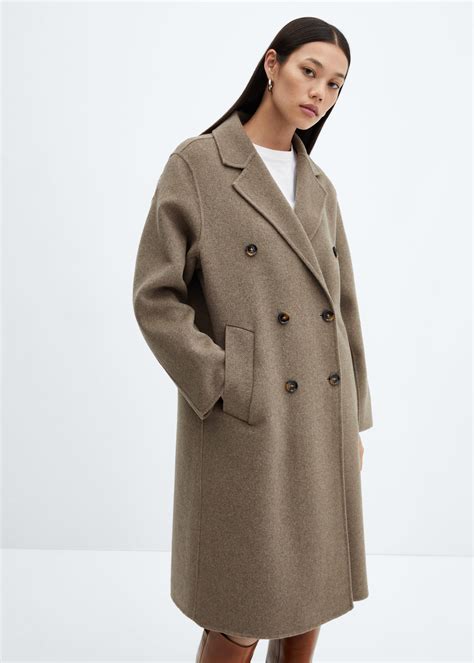 mango oversize wool coat
